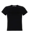 Alexander Wang Cotton T-shirt With Logo In Black