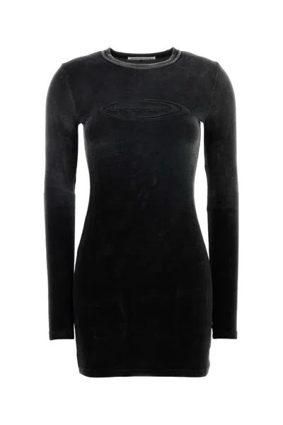 Alexander Wang Black Long-sleeved Minidress