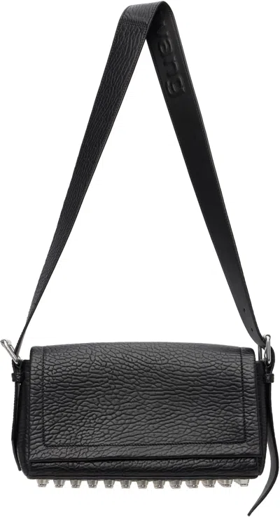 Alexander Wang Black Medium Ricco Flap Bag