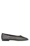 Alexander Wang Lina Studded Mesh Ballet Flats In Black