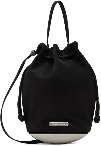 ALEXANDER WANG BLACK MINI DOME BUCKET BAG