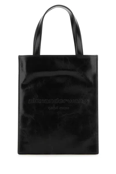 ALEXANDER WANG BLACK PINCH SMALL TOTE BAG