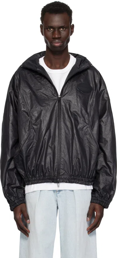 Alexander Wang Black Piping Track Jacket