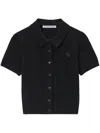 Alexander Wang Patch Logo Polo Shirt