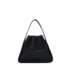 Alexander Wang Black Polyester Handbag In Black