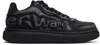 Alexander Wang Black Puff Low Top Sneakers In 015 Grey Aged