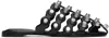Alexander Wang Black Leather Sandals In Black