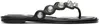 Alexander Wang Rexa Thong Flat Sandals In Black