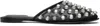 Alexander Wang Rhodes Stud-embellished Mesh Ballet Flats In Black
