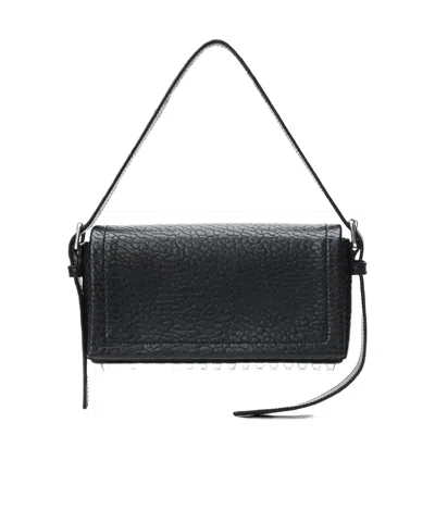 Alexander Wang Black Ricco Slim Flap Bag