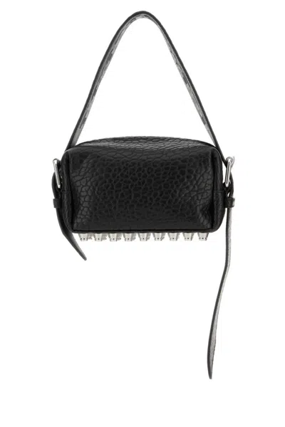 ALEXANDER WANG BLACK RICCO SMALL SHOULDER BAG