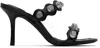 Alexander Wang Riot 85mm Lambskin Leather Sandal In Black