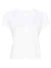 Alexander Wang Logo-embossed T-shirt In White