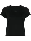 Alexander Wang Puff Logo Cotton Jersey Shrunken T-shirt Clothing