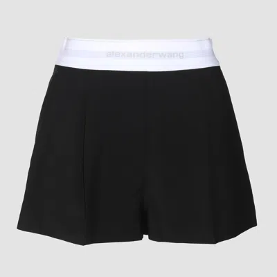 ALEXANDER WANG ALEXANDER WANG BLACK SHORTS