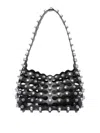 Alexander Wang Omens Rex Medium Studded Leather Shoulder Bag Black In Black