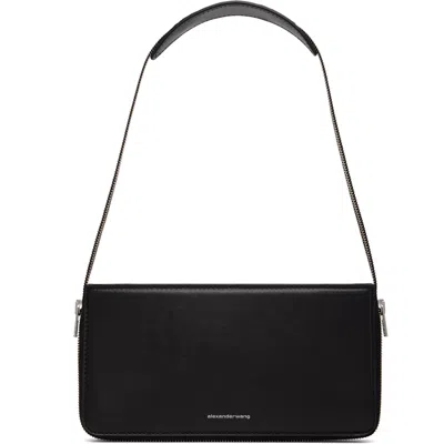 Alexander Wang Neutrals Siren Chain Strap Shoulder Bag In Black