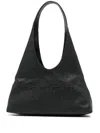 Alexander Wang Small Pike Leather Hobo Bag In Black