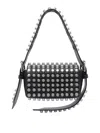 Alexander Wang Small Ricco Studded Leather Shoulder Bag In Black
