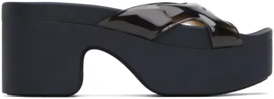 Alexander Wang Aw Sport Platform Slide In Thermoplastic In Black