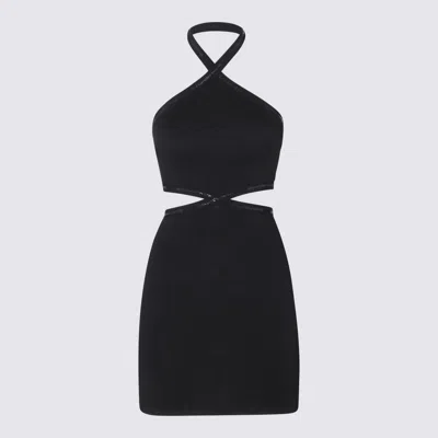 ALEXANDER WANG ALEXANDER WANG BLACK STRETCH CUT OUT MINI DRESS