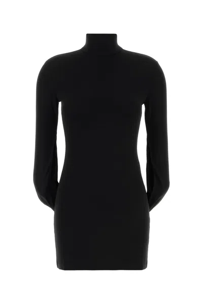 Alexander Wang Black Stretch Jersey Mini Dress
