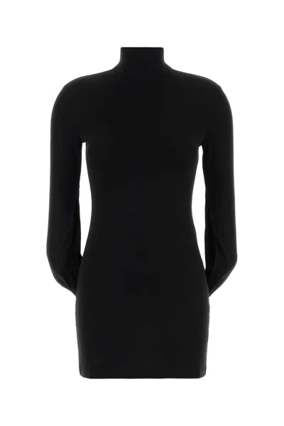 Alexander Wang Black Stretch Jersey Mini Dress