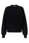 Alexander Wang Black Stretch Polyester Blend Sweater In Multi
