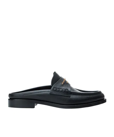Alexander Wang Black Suede Carter Loafers