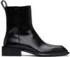 Alexander Wang Black Throttle Ankle Boots In Black