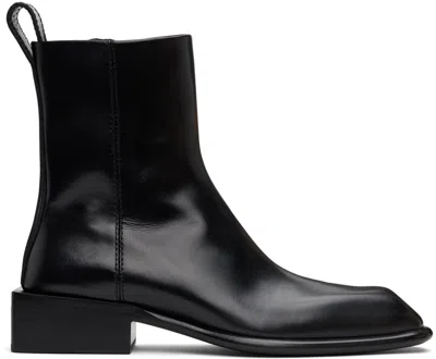 Alexander Wang Black Throttle Ankle Boots