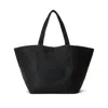 Alexander Wang Women Black Crochet Xl Punch Shopping Bag