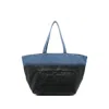 Alexander Wang Large Punch Embossed Tote Bag In Black
