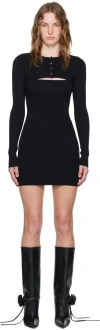 ALEXANDER WANG BLACK TWINSET MINIDRESS