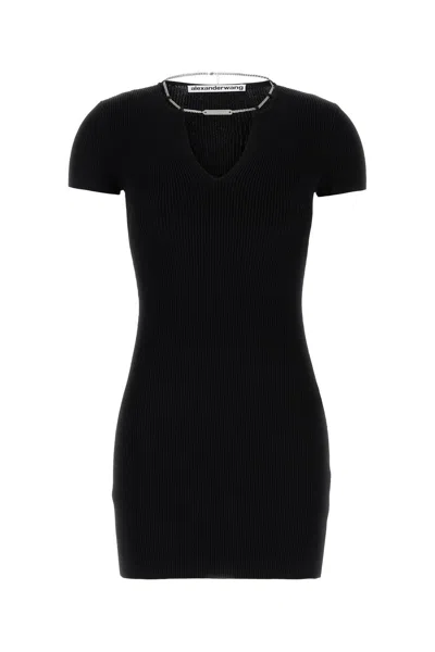 ALEXANDER WANG MINI ABITO IN MISTO VISCOSA NERA DONNA