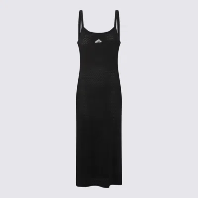 ALEXANDER WANG ALEXANDER WANG BLACK VISCOSE MIDI DRESS