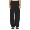 Alexander Wang Black Warm Up Pants In Black