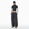 Alexander Wang Black Wide-leg Sweatpants