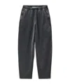 Alexander Wang Black Wide-leg Sweatpants In Gray