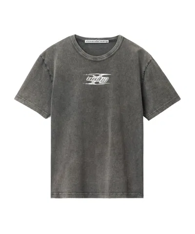 ALEXANDER WANG T BY ALEXANDER WANG BLADE LOGO-EMBOSSED T-SHIRT