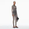 Alexander Wang Blade Logo Legging In Washed Cedar