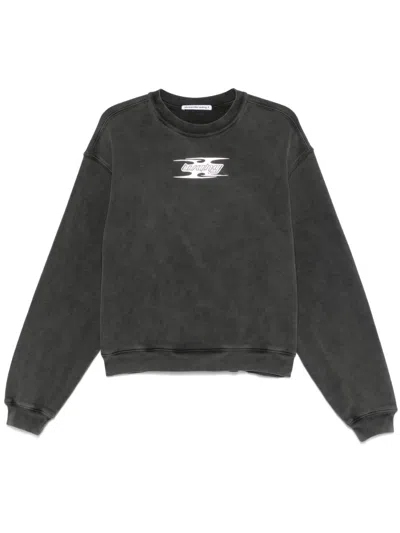 ALEXANDER WANG BLADE-LOGO SWEATSHIRT