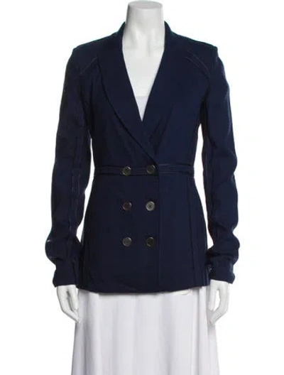 Pre-owned Alexander Wang Blazer In Blue