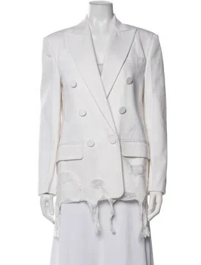 Pre-owned Alexander Wang Blazer In White