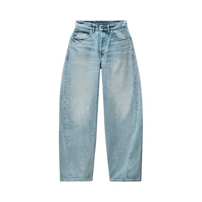 Pre-owned Alexander Wang Blowup Mid Rise Jean 'vintage Bleach Blue' | Women's Size 25