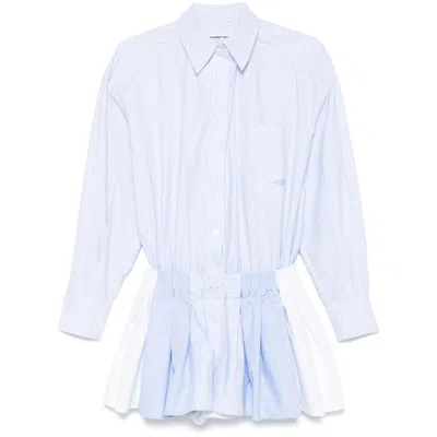 ALEXANDER WANG ALEXANDER WANG BLUE ALL IN ONE - PLAYSUITS WOMEN