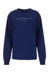 Alexander Wang Logo-embroidered Cotton Sweatshirt