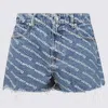 Alexander Wang Blue Cotton Shorts