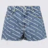 Alexander Wang Blue Cotton Shorts