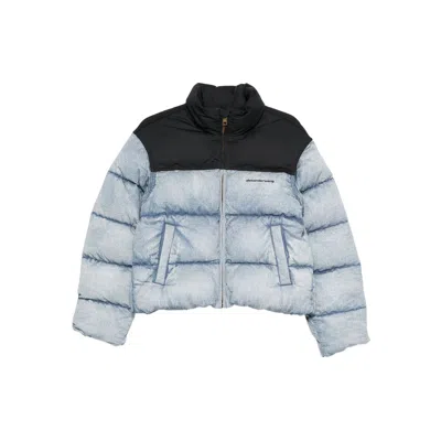 ALEXANDER WANG ALEXANDER WANG BLUE JACKETS - PUFFER JACKETS WOMEN